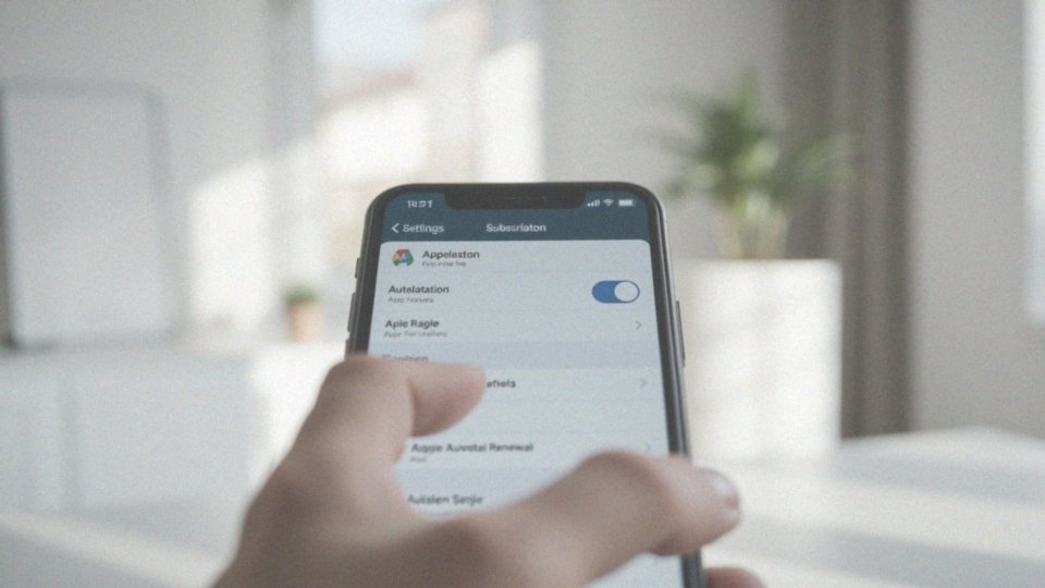 Jak użytkownik może wyłączyć automatyczne odnawianie subskrypcji?
