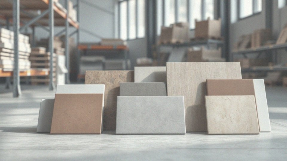 Jakie są typowe wagi płytek ceramicznych?