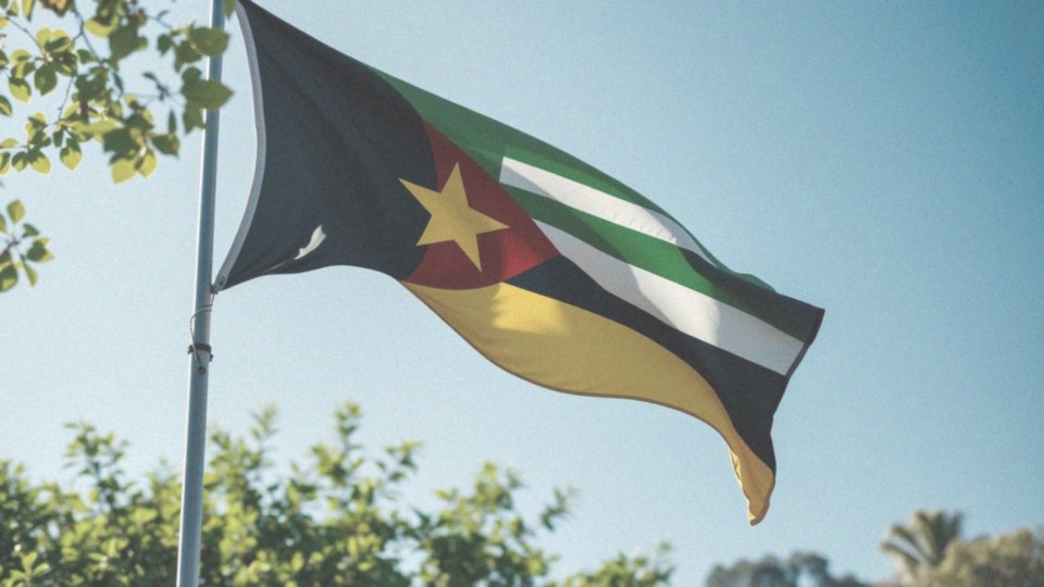 Jakie znaczenie mają kolory flagi Mozambiku?
