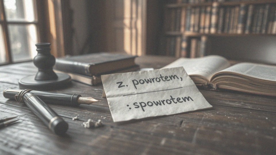 Jakie są błędy ortograficzne związane z „z powrotem”?