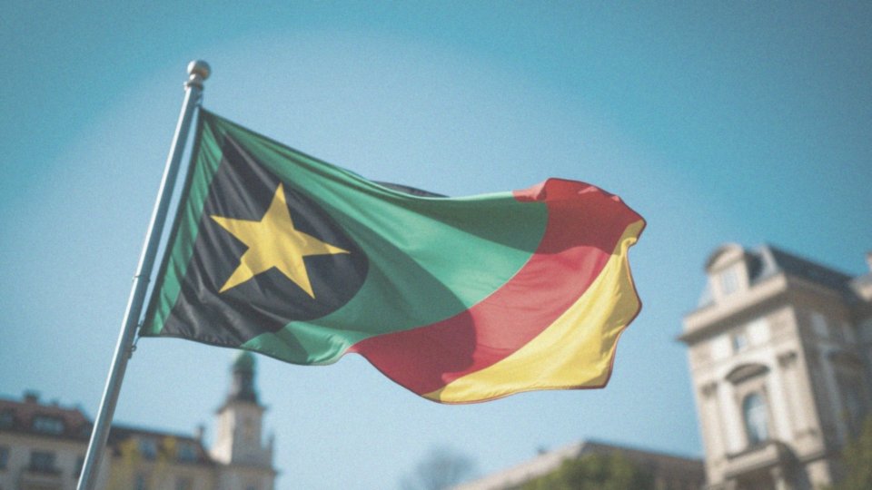 Jakie są symbole narodowe Mozambiku na fladze?
