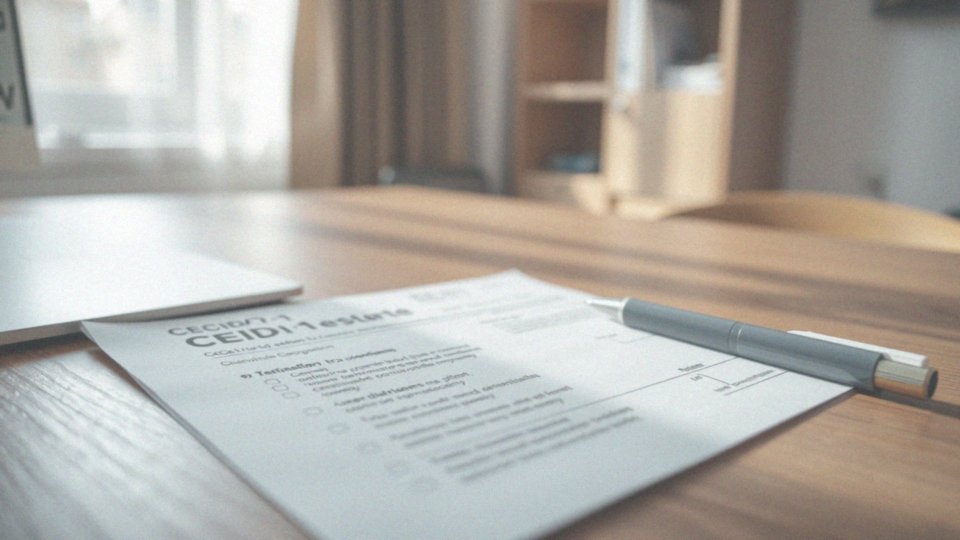Co powinien zawierać formularz CEIDG-1 przy wyborze ryczałtu?