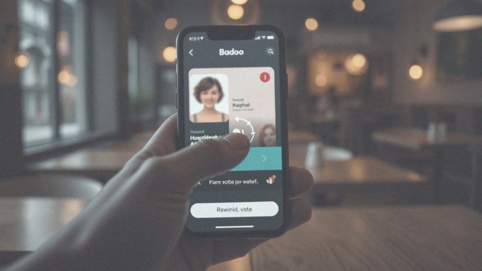 Jak działa opcja cofnięcia głosu w Badoo?